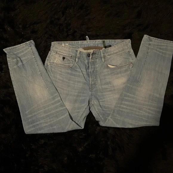 G-Star men’s LOIC Relaxed Tapered Jeans. Size: 34x32 - Picture 4 of 6